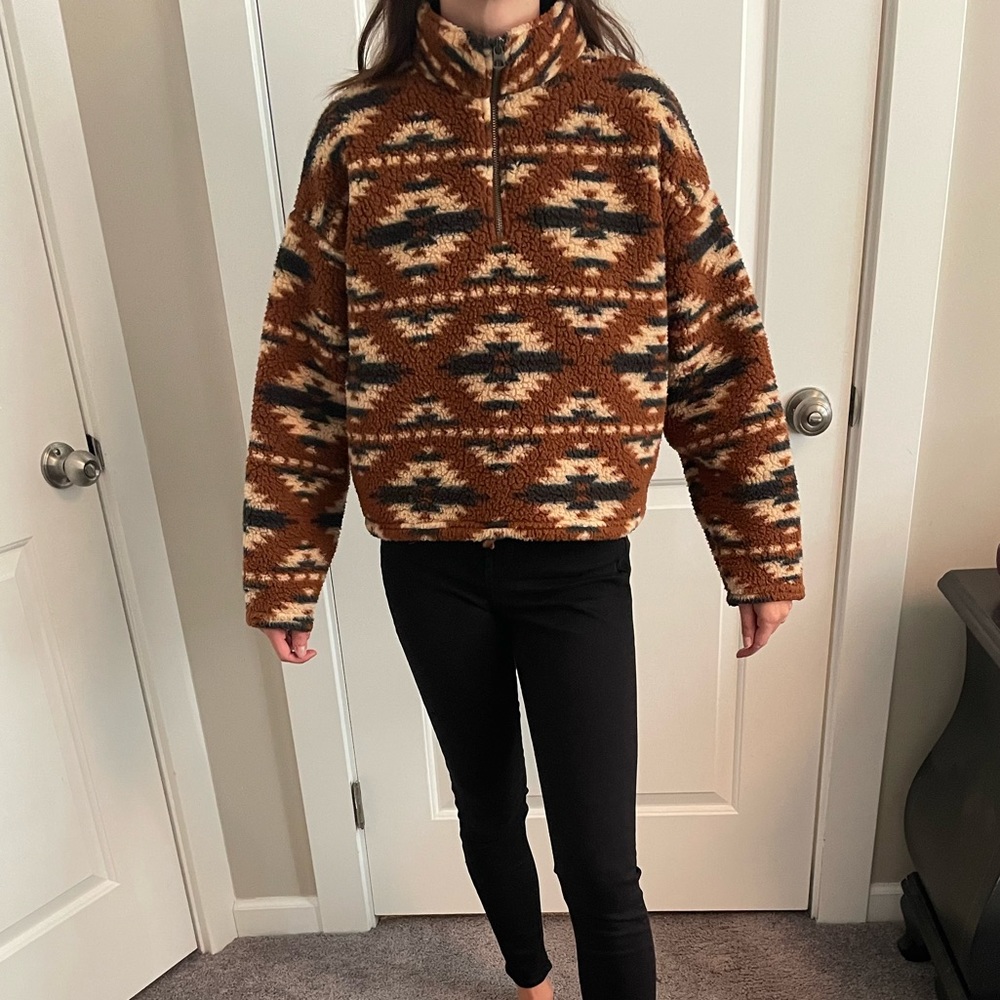 American Eagle quarter-zip sweater/sweatshirt